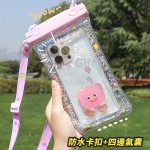 雙扣卡通氣囊手機防水袋
