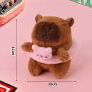 卡皮巴拉毛絨玩偶鑰匙扣