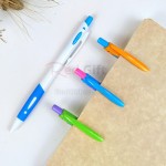 糖果色按动圆珠笔