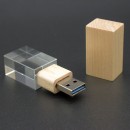 Bamboo Crystal USB Flash Drive