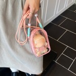 可斜背透明娃包