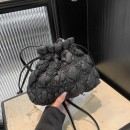 Argyle Drawstring Cloud Bag