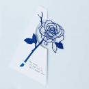 玫瑰金屬書簽 玫瑰金屬書簽