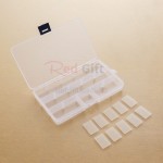 Small 15-Grid Plastic Jewelry Box