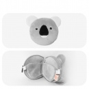 Travel portable eye mask and neck pillow