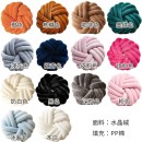 三股繩盤花圓形抱枕 三股繩盤花圓形抱枕