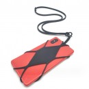 Silicone Diamond Mobile Phone Sling Clip