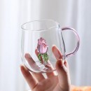 3D Three-Dimensional Small Animals And Plants Glass Water Cup