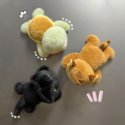 卡皮巴拉絨毛玩偶冰箱貼