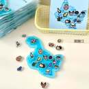 Custom Acrylic Map Fridge Magnets