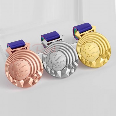 籃球金屬獎牌
