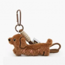 Cartoon dachshund pendant keychain