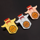 Basketball Hollow Rotating Medal