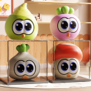 Eye-popping vegetable squeeze stress-relief toy