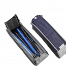 Double Zipper Pencil Case