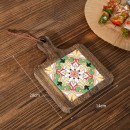 陶瓷實木杯墊隔熱墊 陶瓷實木杯墊隔熱墊