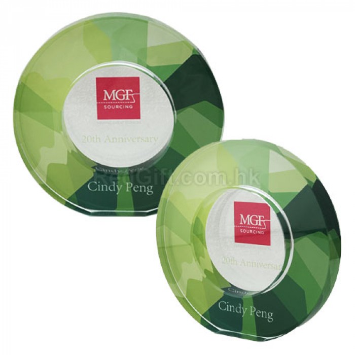 幻彩圓形水晶-美格豐遠東有限公司