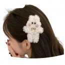 Custom plush hair clips available