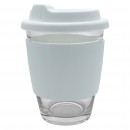 Carlo Glass Coffee Cup - Silicone Band