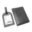 PU Luggage Tag and Passport Case Gift Set