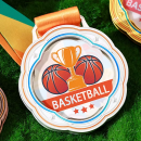 足球籃球旋轉獎牌