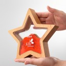 亚克力实木奖杯 亚克力实木奖杯