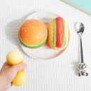 Hamburger and hot dog squeeze toys for stress relief