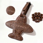 咖啡渣环保飞机行李牌