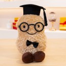 Graduation Peanut and Potato Plush Dolls