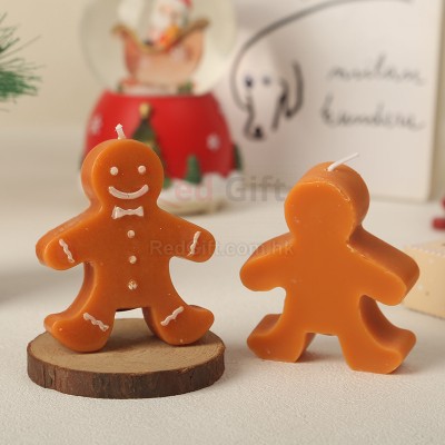 Gingerbread Man Aromatherapy Candle