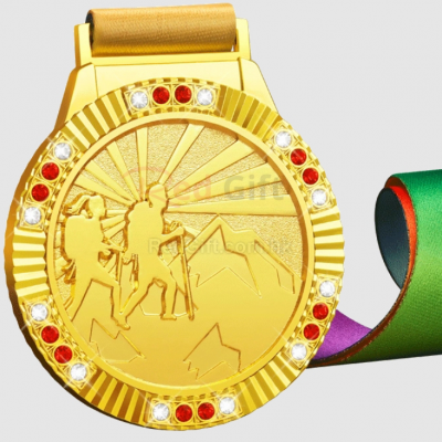 登山金屬獎牌