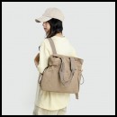 大容量百搭抽繩休閒包