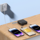 多功能三合一可拆卸插頭移動電源