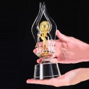 高爾夫球水晶獎座 高爾夫球水晶獎座