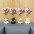 可旋轉羽毛球減壓鑰匙扣 可旋轉羽毛球減壓鑰匙扣