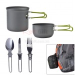 Outdoor Portable Camping Tableware Set Pot