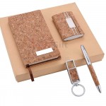 Key Chain + Card Holder + Notebook + Pen Business Gift Set