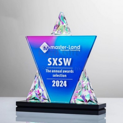 Plated Crystal Award