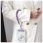 毛絨撞色手機掛繩