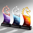 馬年水晶獎座