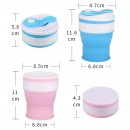 350ML Silicone Collapsible Coffee Cup
