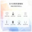 超迷你自帶線閃充移動電源