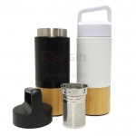 Bamboo Stainless Steel Thermal Mug