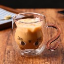 Cat Double-walled Glass Cup