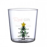 300ML High Borosilicate Juice Christmas Glass