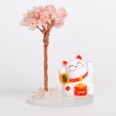 招財貓水晶樹