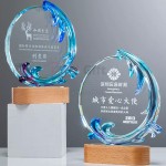 发光琉璃奖座