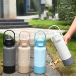 手提不鏽鋼雙層保溫杯