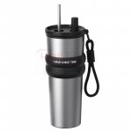 Large-Capacity Portable Thermos With  Stainless Steel/Ceramic Inner Liner