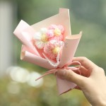 Graduation season gift knitted bouquet